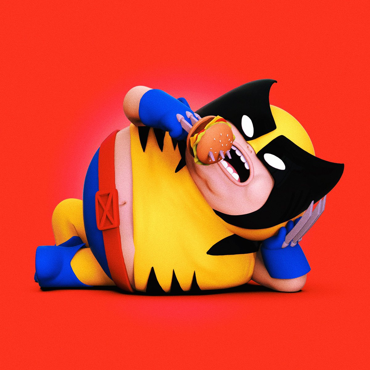 Chunky Deadpool &amp; Wolverine 

#famouschunkies #sculpt #toys