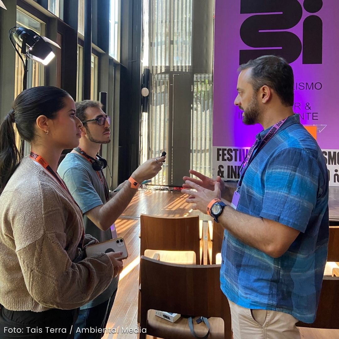 Encontro de milhões! 

A Ambiental esteve no Festival 3i! 🧡 Nosso diretor Thiago Medaglia apresentou o Aquazônia, projeto premiado da Ambiental que criou o Índice de Impacto nas Águas da Amazônia. 

Confira a cobertura completa do evento em <a href="/festival3i/">Festival 3i</a> #aquazonia