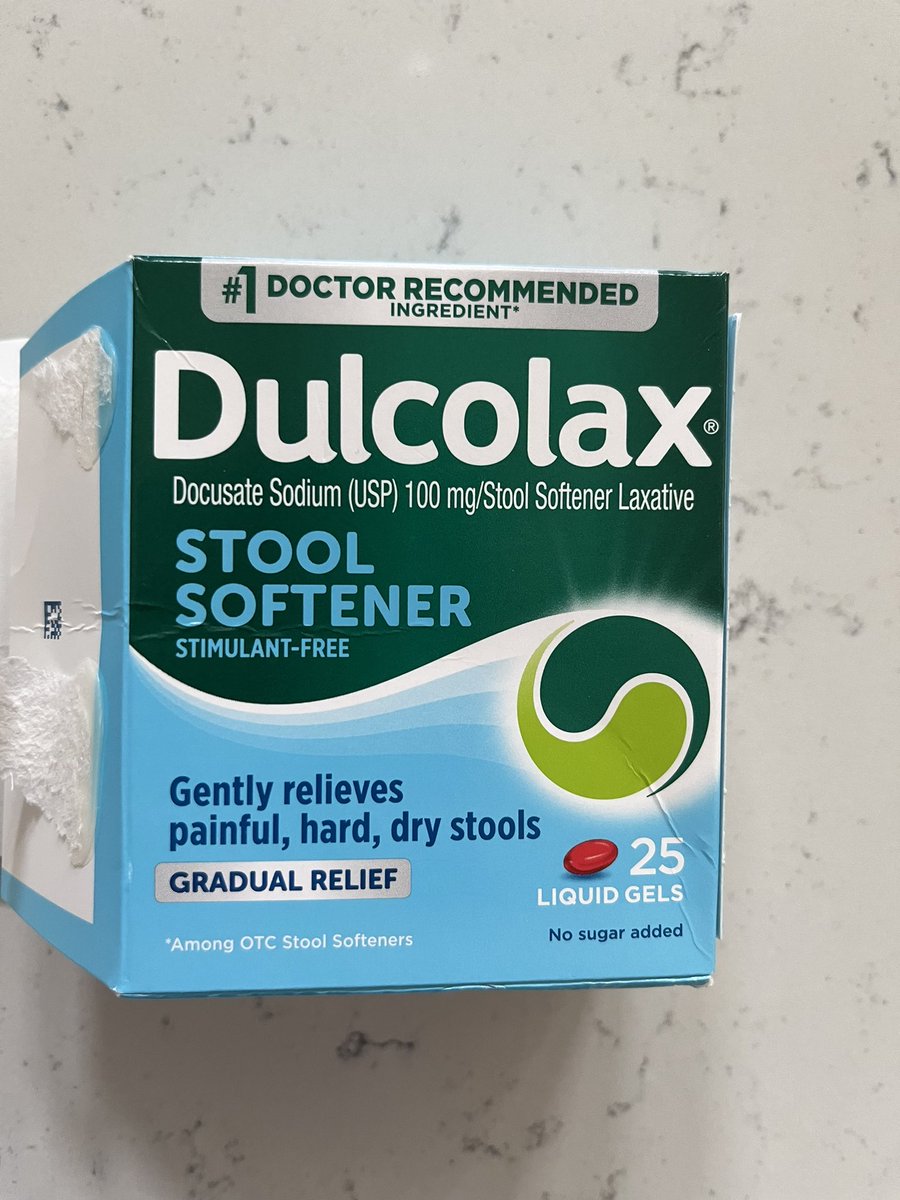 One is bisacodyl. One is docusate. Both are Dulcolax?? 🤔