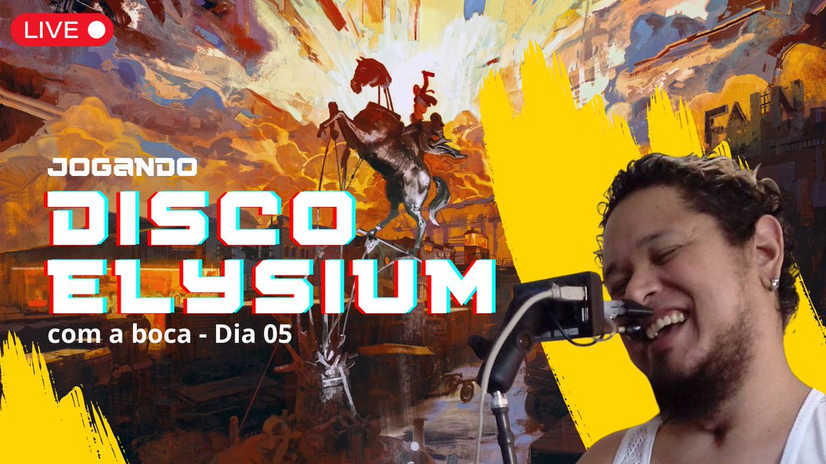 ContatoNerd's tweet image. Mistérios, viagens e um detetive alcoólatra. Bora para o Disco Elysium?

Cola aí! Estamos ON

Link abaixo!

#QuadStick #AbleGamersBR #Valorant #ApoiaSe #youtube #live #twitch