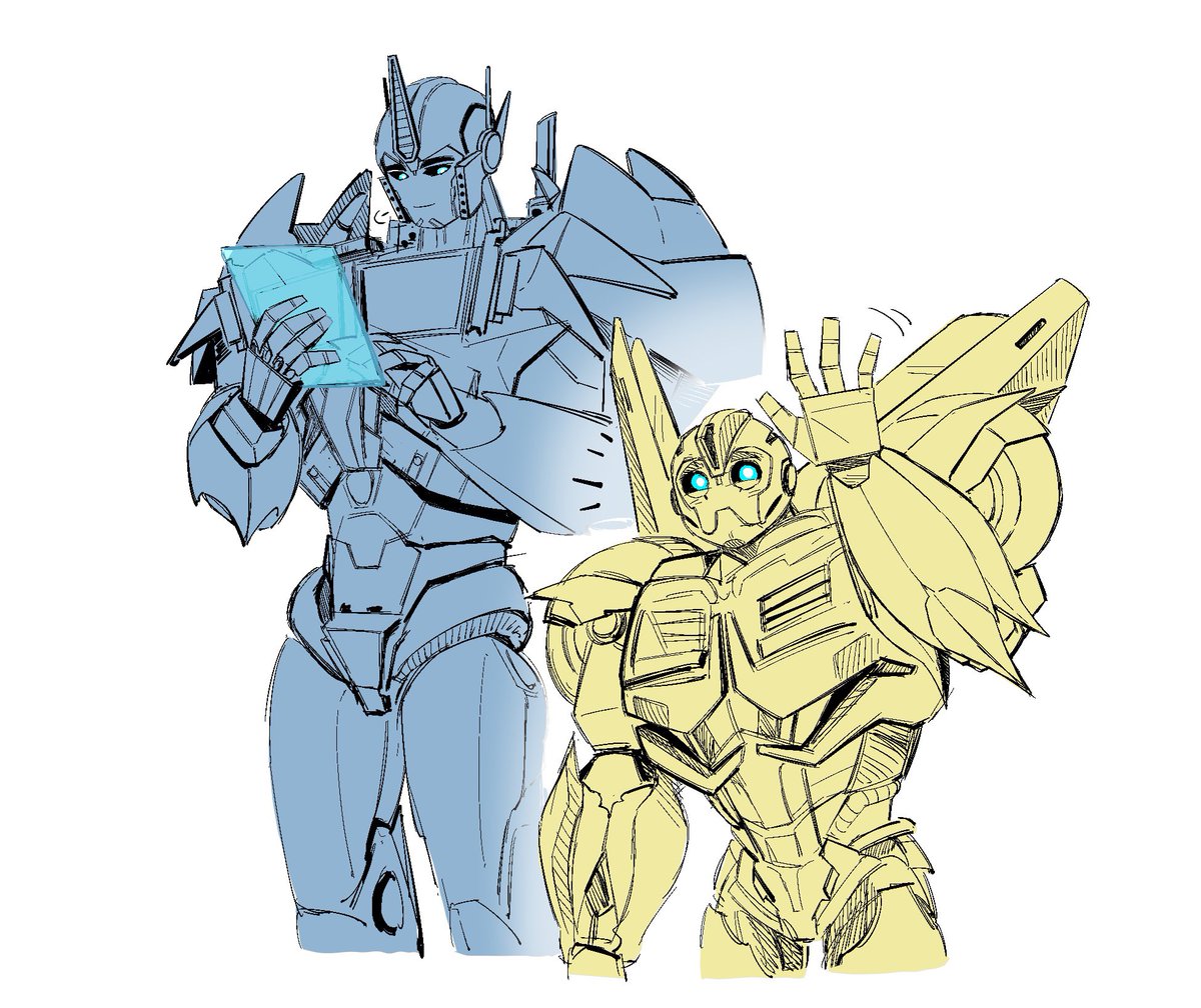 프라임에서 내 최애들 옵티머스랑 범블비
#transformers