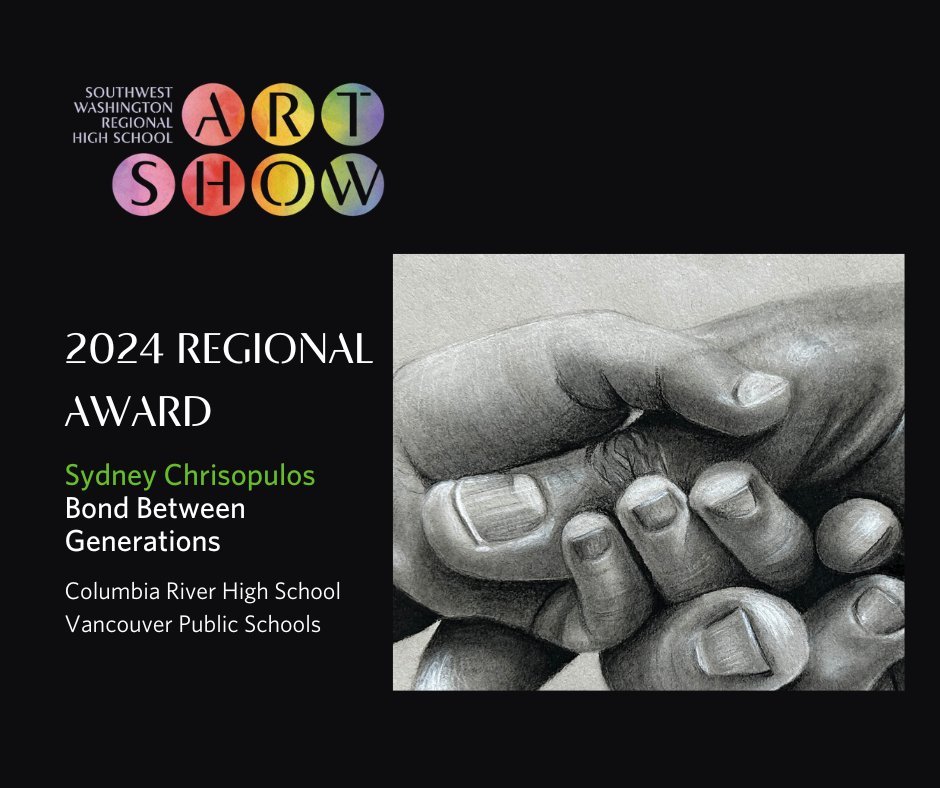 ESD112 (@esd112) on Twitter photo Congratulations to Sydney Chrisopulos of Columbia River High School!
Check out this year's Regional High School Art Show award winners at bit.ly/ArtShow24 and admire the virtual art gallery at bit.ly/swwaartshow. <a href="/VancouverSD/">Vancouver Public Schools USA</a> #SWWA #StudentArtShow #ArtShow24 Congratulations to Sydney Chrisopulos of Columbia River High School!
Check out this year's Regional High School Art Show award winners at bit.ly/ArtShow24 and admire the virtual art gallery at bit.ly/swwaartshow. <a href="/VancouverSD/">Vancouver Public Schools USA</a> #SWWA #StudentArtShow #ArtShow24