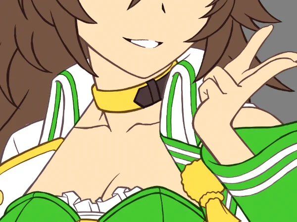 今週も多忙で上げるの遅れそうwip～#ウマ娘 #ミスターシービー 