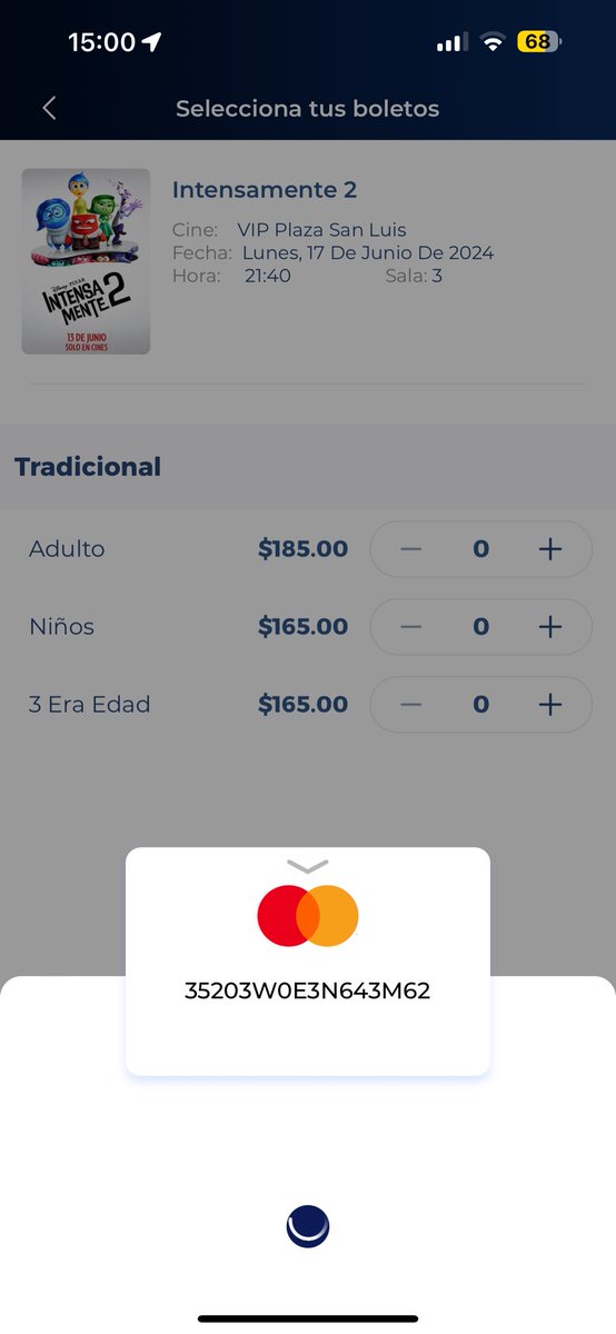 TheEdgeMx's tweet photo. @AyudaCinepolis hola!,
Estoy tratando de realizar una compra desde la página y la app pero no me deja hacer válida la promoción de 2*1 con Mastercard https://t.co/n3jDisk5Vw