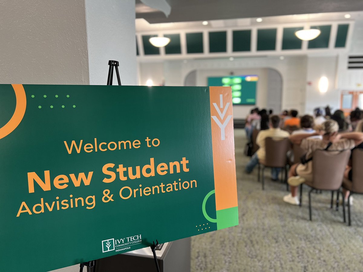 Earlier today we hosted our New Student Advising &amp; Orientation event and we’re excited to welcome our newest students to Ivy Tech Indianapolis. There’s still plenty of time to register and start your journey with us. Visit ivytech.edu/indy today!