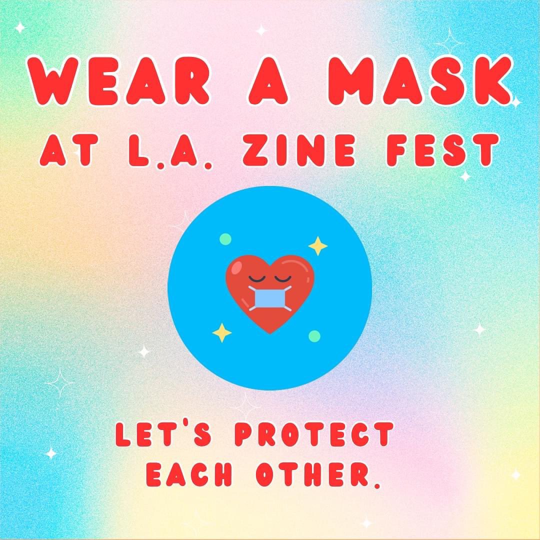 L.A.Z.F. asks that all vendors &amp; attendees of L.A.Z.F. wear masks while inside FRANKIE L.A. Los Angeles County is experiencing a rise in Covid cases &amp; we are requiring masks to protect each other, especially our immunocompromised friends. Don’t let this be a super spreader event!