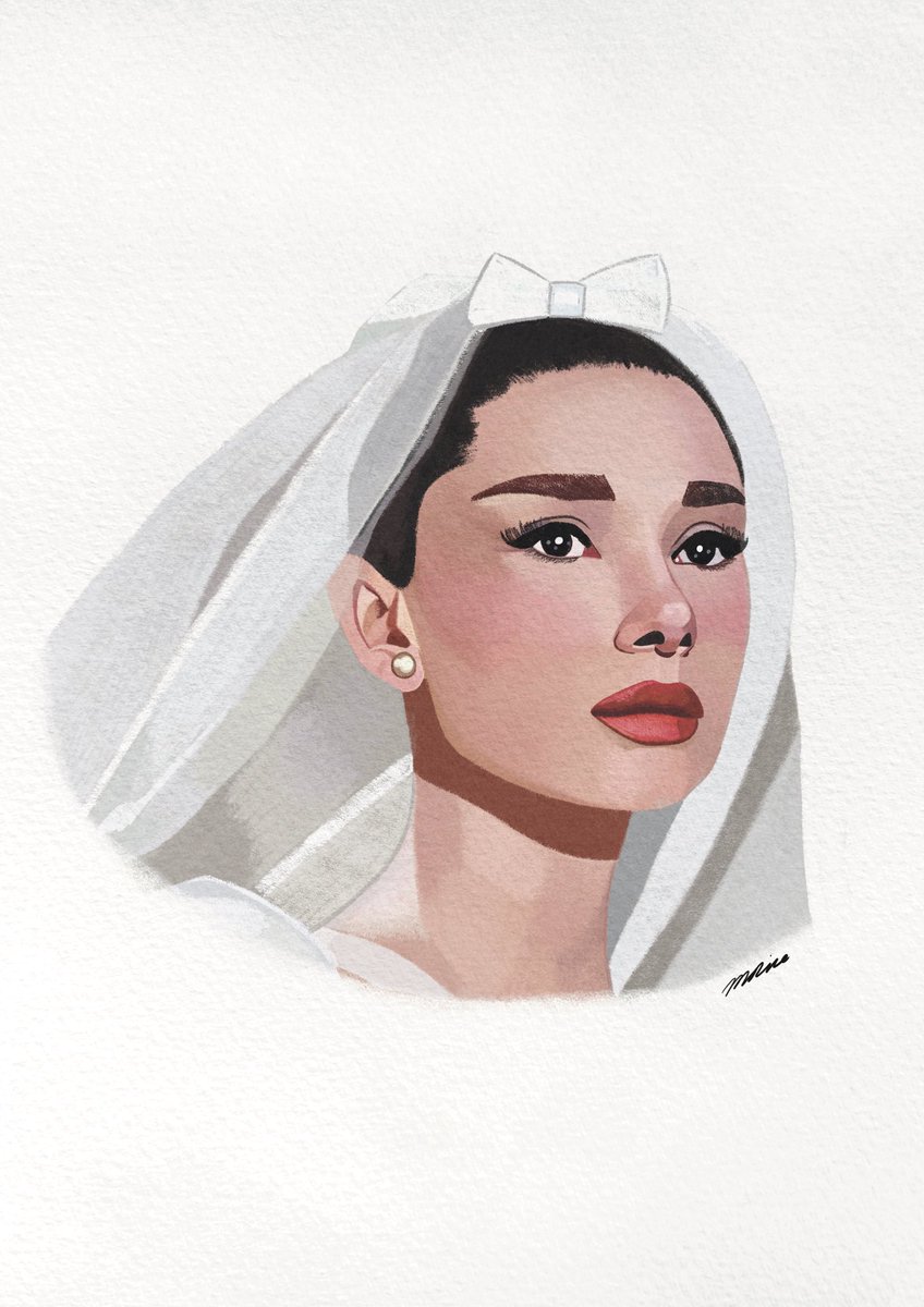 HullabaLula's tweet photo. Audrey Hepburn in Funny Face #myart #myartwork #audreyhepburn https://t.co/RpZ1SpdVZj