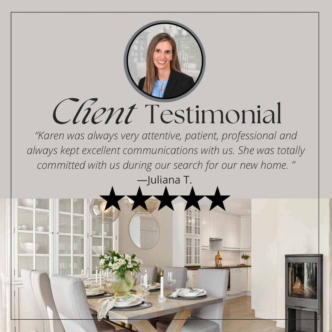 karenmitchellcb's tweet photo. I’m so grateful to be able to do what I love and meet so many wonderful people.  I truly appreciate my clients’ trusting me to help them find the perfect home and also appreciate them taking the time to write such kind words about their experience with me as their agent. https://t.co/9J898FcrVi