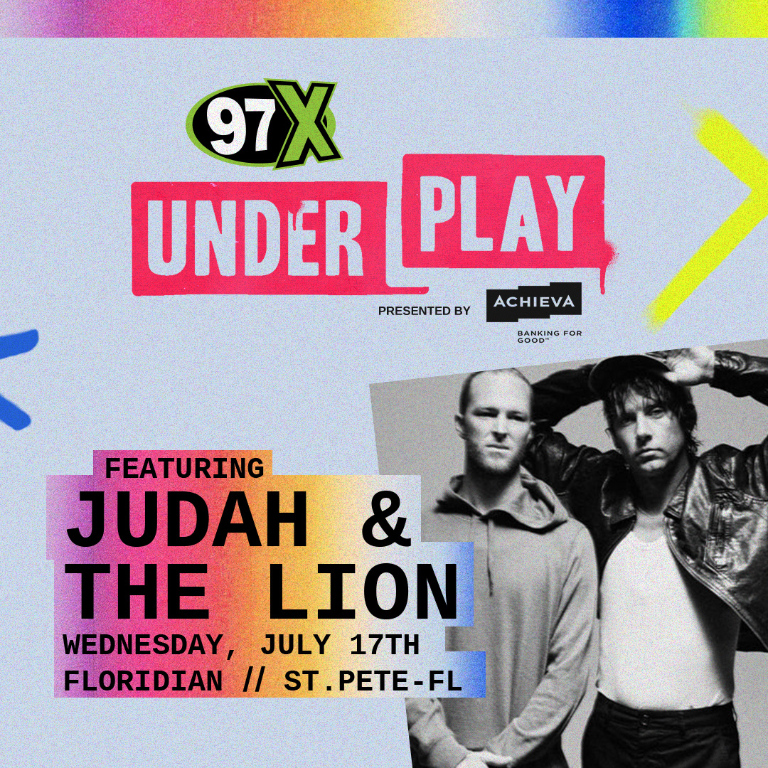 97X (@97xonair) on Twitter photo We're doing a #97XUnderplay with <a href="/judahandthelion/">Judah & the Lion</a>! 💚
7/17 at #thefloridiansocial presented by @AchievaCUTix go on sale for this Wednesday at 10am for only $25!! -> 97xonline.com/fp/97x-under-p…
Also sponsored by #cleanearthsystems! We're doing a #97XUnderplay with <a href="/judahandthelion/">Judah & the Lion</a>! 💚
7/17 at #thefloridiansocial presented by @AchievaCUTix go on sale for this Wednesday at 10am for only $25!! -> 97xonline.com/fp/97x-under-p…
Also sponsored by #cleanearthsystems!