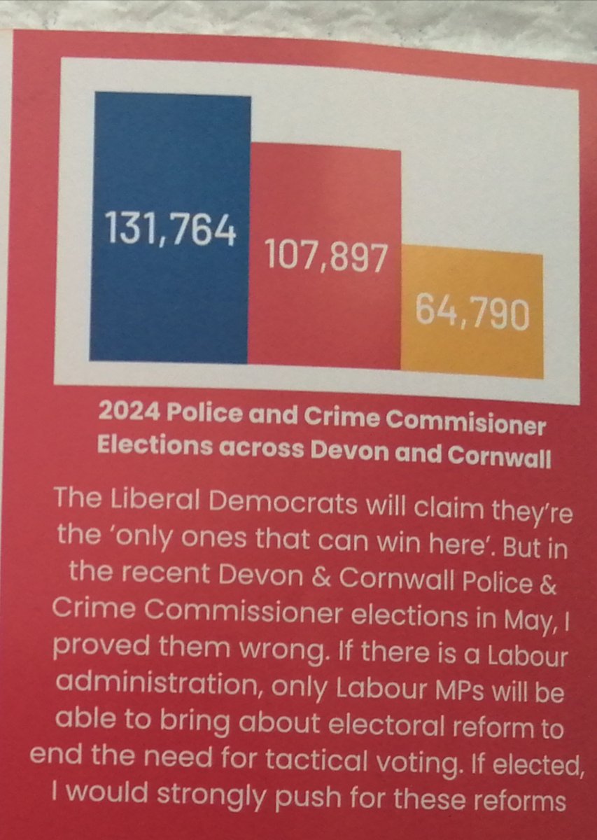 Gerrie2017PPC's tweet image. I'd like the chance to vote in the General Election - but (dare I say it) there is NO point!!
We have nothing more than a #PaperCandidate in South Devon.