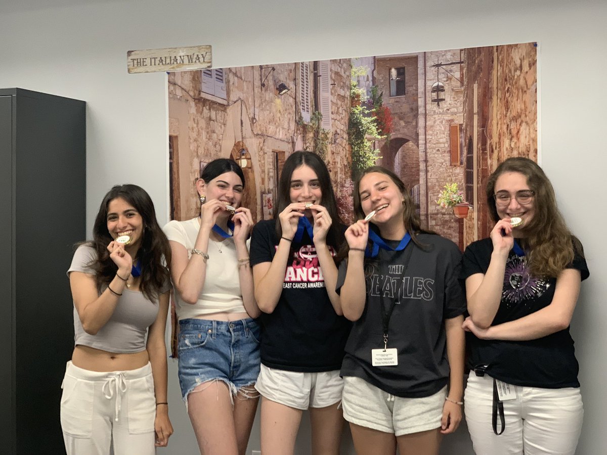 It’s the final winners of the Italian National exam! Congrats ladies! 🥇🇮🇹🏅