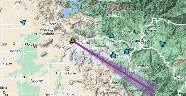 engineco16's tweet image. New fire #SquawValley @FresnoCoFire