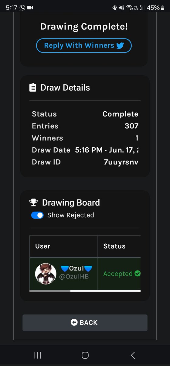 GANADOR DEL SORTEO:

<a href="/OzulHB/">💙Ozul💙</a> 

Felicitaciones 🌈 tienes 24 hrs. para mandarme un dm y reclamar tu premio 💞