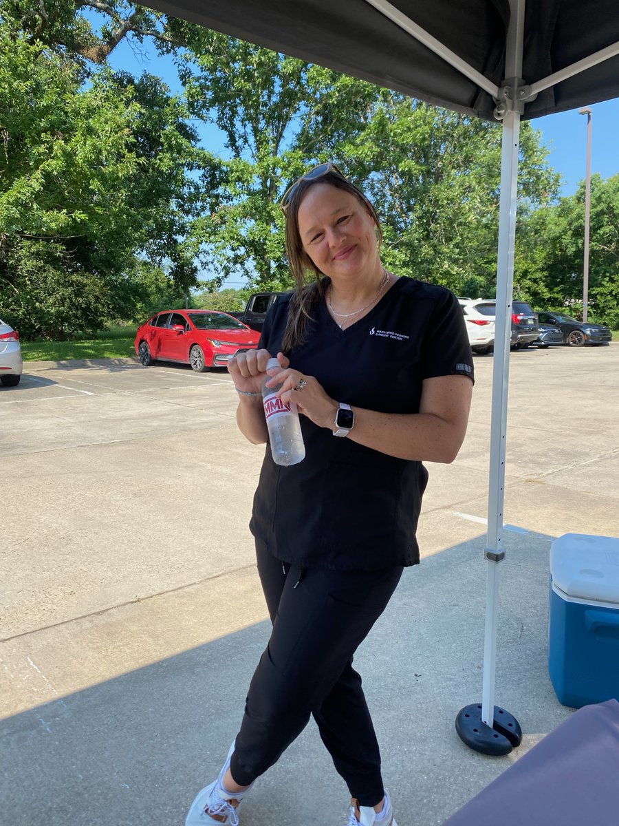 Through MMR's support, members of the Echo Alliance received free skin cancer screenings and learned about the Mary Bird Perkins On the Go Program. MMR created  the Holly Hollis Stars Endowment to support the On the Go Program in our community. marybirdfoundation.org/legacy-funds/h…