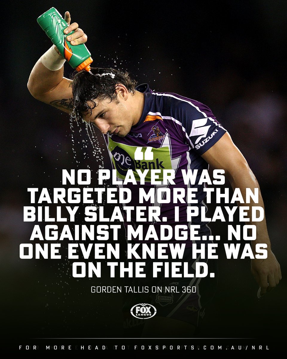 FOXNRL's tweet photo. The Queensland cavalry have arrived in the public spat between Origin coaches Michael Maguire and Billy Slater 😤

Gordie did not miss with this sledge 😬

DETAILS 👉 https://t.co/DR5Y3eduHS https://t.co/0lkCTQeZuz