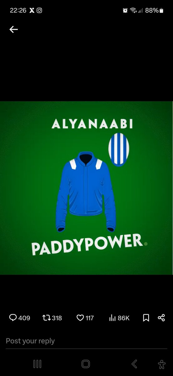 Hawkster2004's tweet photo. @paddypower https://t.co/POg5kZfNUm