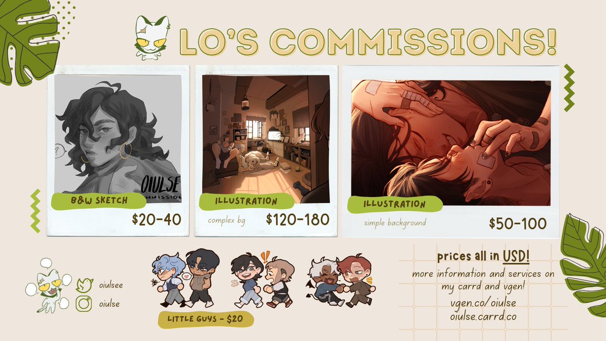 lo 🐯🌱|| comms open tweet media