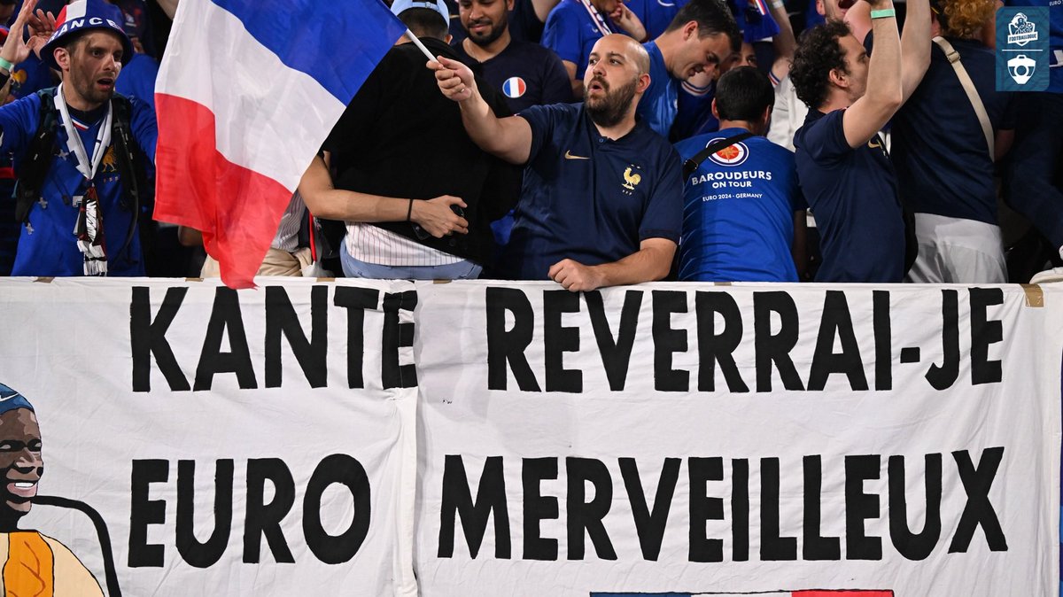 Footballogue's tweet photo. « Kante reverrai-je, Euro merveilleux » 🎼🇫🇷 https://t.co/Tsry2PCA6n