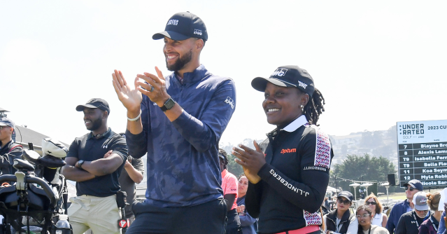 Making an impact on and off the golf course. Golf Digest provides a look at the partnership between Stephen Curry, Mariah Stackhouse and KPMG, and how UNDERRATED Golf continues to provide opportunities for underrepresented youth in the game of golf. bit.ly/3Vn3E8S
