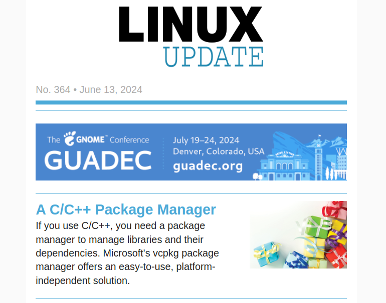 linux_pro's tweet photo. Did you miss last week's Linux Update newsletter? Catch up on what you missed and subscribe now to get it in your inbox every Thursday https://t.co/PMcuoIdfqr
#Linux #OpenSource #PackageManager #vcpkg #NixOS #KubuntuFocus #FOSS #GUADEC #phishing #encryption #events #jobs #makers https://t.co/tZUPHovycA