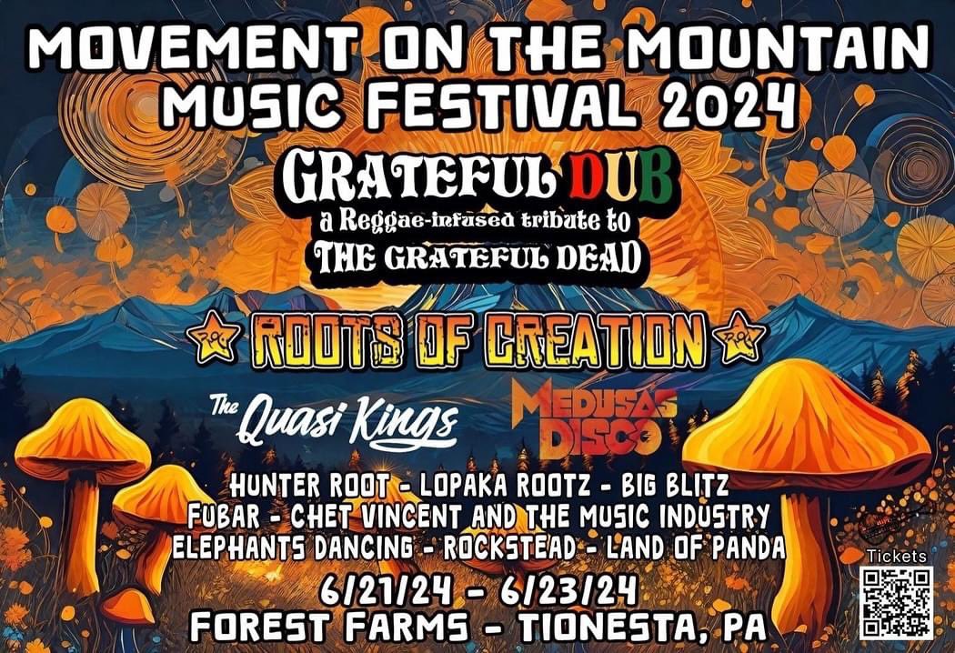 THIS WEEKEND ‼️

We hit at Movement On The Mountain 2024 in Tionesta PA on Saturday 6/22.  Tix still available.

movementonthemountainfest.com

See you there 🤙

#reggae #reggaerock #ska #skapunk #punk #punkrock #reggaefusion #pittsburgh #pittsburghmusicscene #fubar