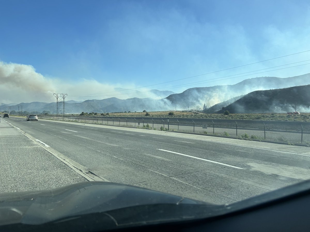 #Postfire along the 5 in north LA county, yesterday.