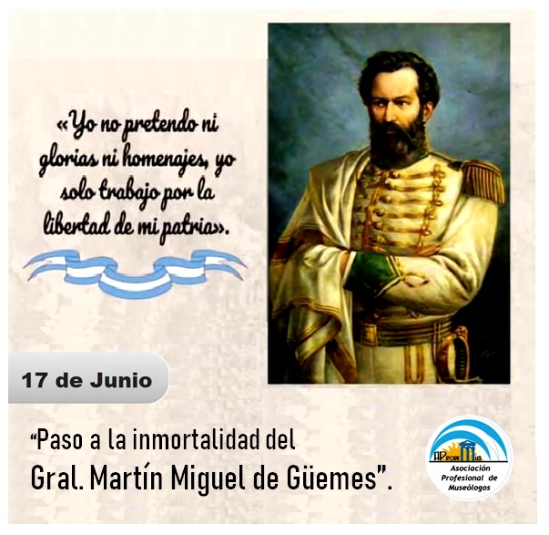 AMuseologos's tweet photo. Efemérides:
Su nombre completo era: Martín Miguel Juan de Mata Güemes Montero de Goyechea y la Corte..., fue un militar y político argentino que cumplió una destacada actuación en la guerra de Independencia de la Argentina. https://t.co/OLFPhXRFVO