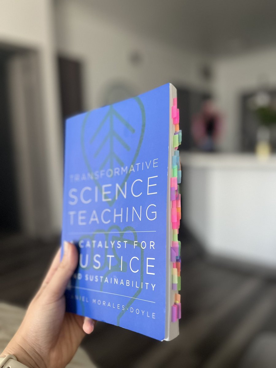 symonegyles's tweet photo. I obviously did not take anything from reading @dmoralesdoyle’s book 😂. On a serious note, what a great book that articulates the vision for justice-centered science education and the ways we can make it a reality. If you haven’t read it yet, you should! https://t.co/ScqvpVyKJB