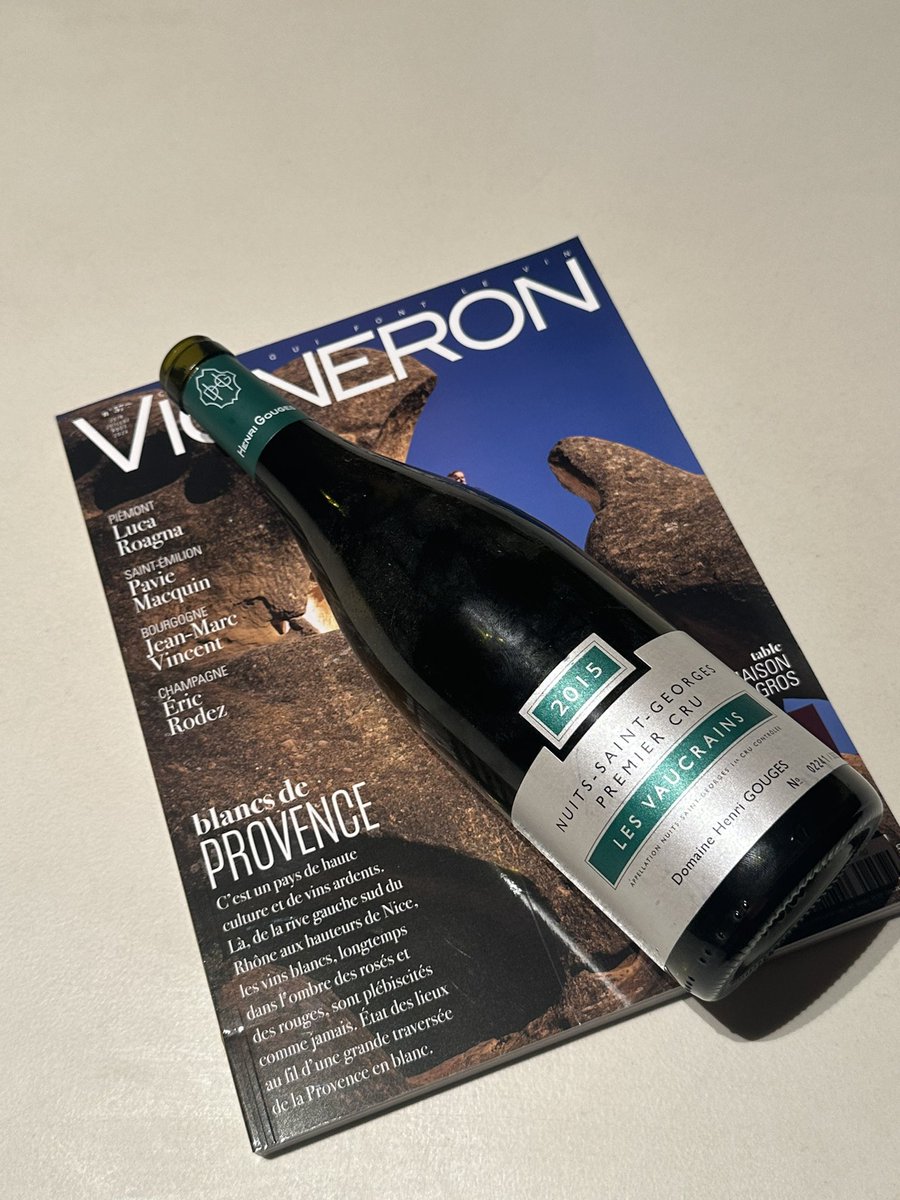 GeoffAdam's tweet image. Lecture du soir…. Espoir!
#henrigouges #henrigougesnuitsstgeorges #pinotnoir #1ercrulesvaucrains #nuitssaintgeorges1ercru