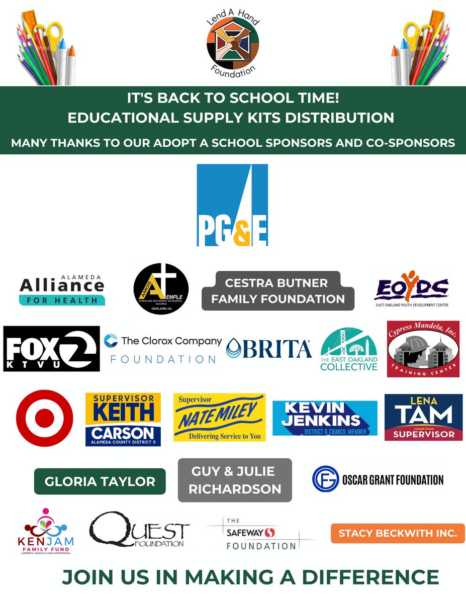 All students deserve to feel confident and prepared walking into the classroom, and we are SO GRATEFUL for our sponsors and many supporters who join us in making a difference. YOU CAN MAKE AN IMPACT! DONATE TODAY: lendahandfoundation.org/donate-2/
📷