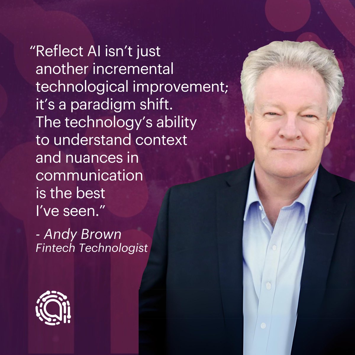 alphy_co's tweet image. We’re blushing with pride hearing how our #ReflectAI is being received! After years of hard work to introduce a one-of-a-kind solution, we’re grateful to know industry leaders and experts like Salvatore Scire, Jason Zann, @psjbrittan, and @GunnerBrown have such positive feedback.