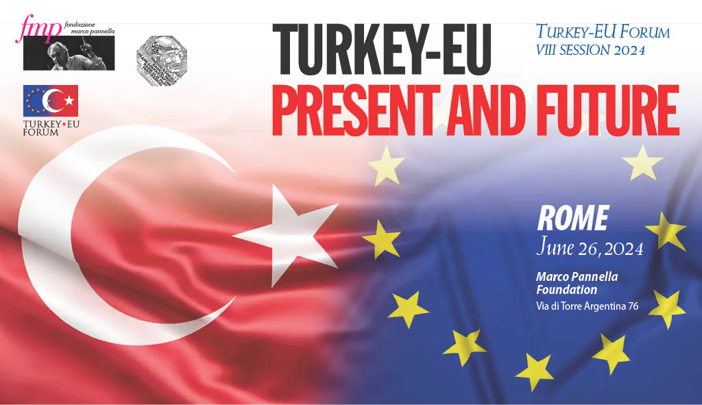 Mariano Giustino (@marianogiustino) on Twitter photo Conference, "Turkey-EU, Present and Future".
Turkey-EU Forum, VIII Session 2024.
We cannot miss seeing and hearing each other on Wednesday, June 26, 2024, in Rome, from 9:30 a.m.
Turkey-EU Forum <a href="/TurkeyEUForum1/">Turkey-EU Forum</a>, together with the Marco Pannella Foundation and the <a href="/RadicalParty/">Radical Party</a> Conference, "Turkey-EU, Present and Future".
Turkey-EU Forum, VIII Session 2024.
We cannot miss seeing and hearing each other on Wednesday, June 26, 2024, in Rome, from 9:30 a.m.
Turkey-EU Forum <a href="/TurkeyEUForum1/">Turkey-EU Forum</a>, together with the Marco Pannella Foundation and the <a href="/RadicalParty/">Radical Party</a>