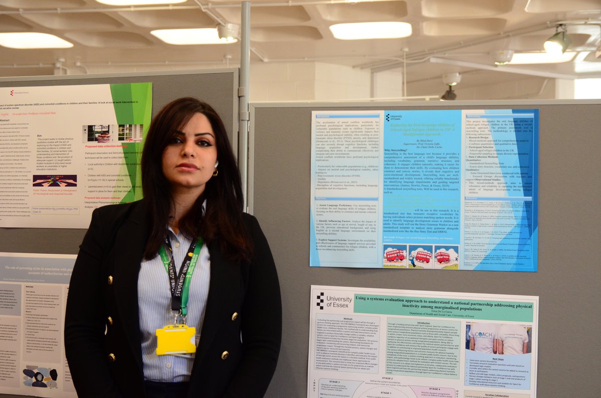 RoomiAziz's tweet photo. @uni_essexhealth @Uni_of_Essex @CamilleCronin @majdzadehr @EssexPostgrads @EssexIPHW Brilliant posters displayed by 1st &amp; second yr Phd students, beaming supervisors + loved seeing physical posters for the first time since the pandemic. So many first-evers still happening! @GEMMS_research scholars (Who are away on country rotations) were sorely missed! https://t.co/5aH76pLL4j