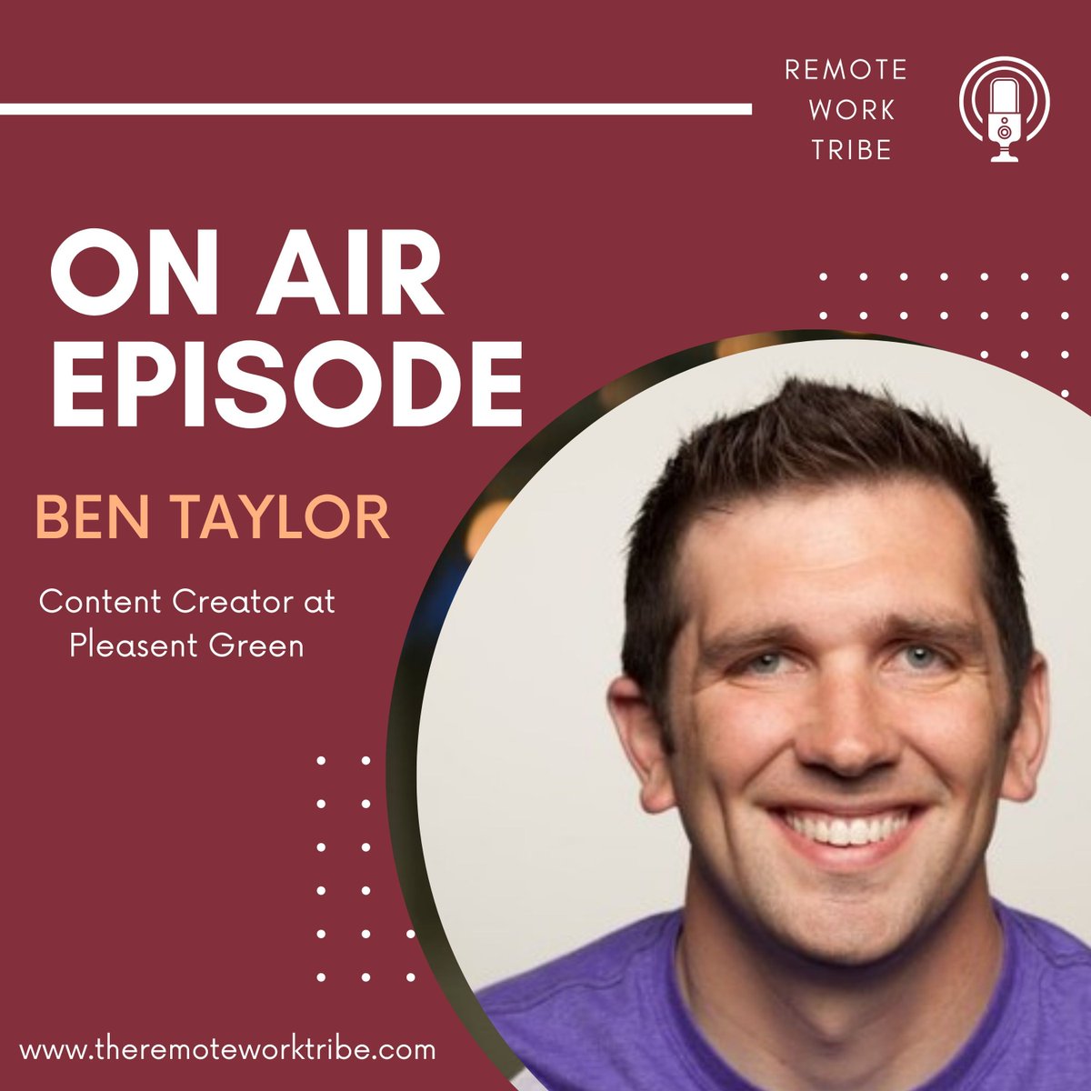 RemoteWorkTribe (@remoteworktribe) on Twitter photo In this episode of the Remote Work Tribe podcast, we chat with <a href="/pleasantgreen/">Pleasant Green</a>. π₯
We discuss his video production process, how he finds inspiration, the creators he admires, building a team, and much more. π Donβt miss it! π§
#RemoteWorkTribe
#Podcast
#PleasantGreen In this episode of the Remote Work Tribe podcast, we chat with <a href="/pleasantgreen/">Pleasant Green</a>. π₯
We discuss his video production process, how he finds inspiration, the creators he admires, building a team, and much more. π Donβt miss it! π§
#RemoteWorkTribe
#Podcast
#PleasantGreen