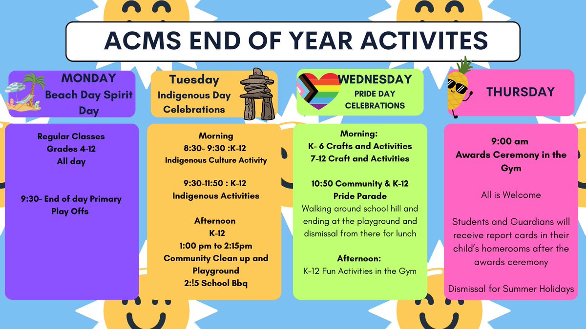 Our Year End Blast of Celebrations of Learning 🎉