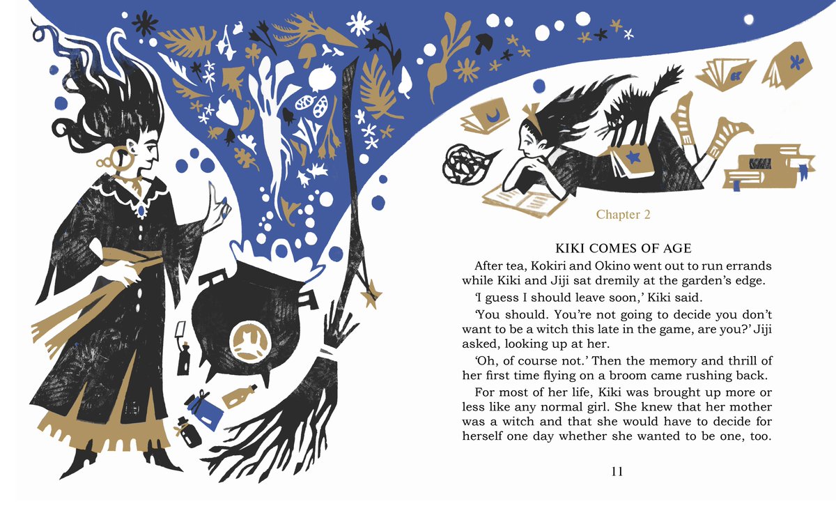 Completed an uni project. I drew illustrations for Eiko Kadono's novel "Kiki's delivery service".
📖 1/4