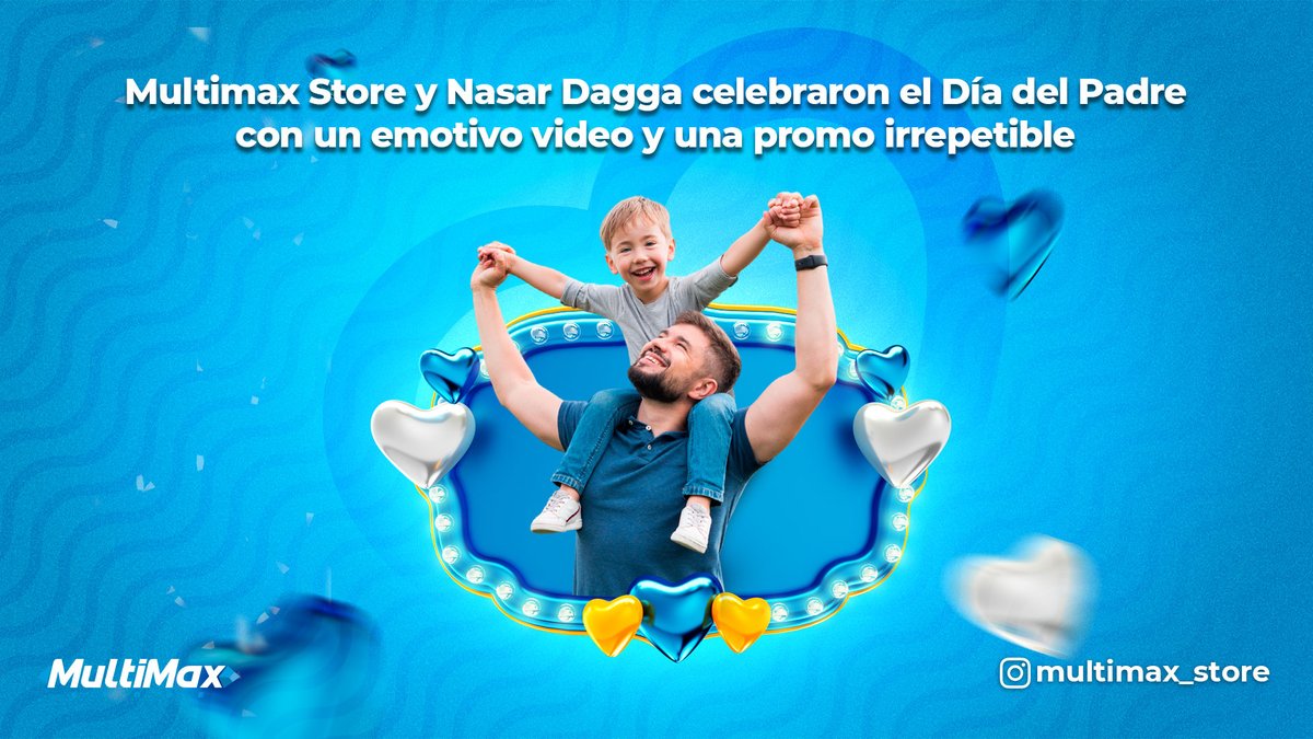 AgenciaCN's tweet image. #ACN - Multimax Store y su CEO, Nasar Ramadan Dagga Mujamad, celebraron el Día del Padre. 
#MultiMaxStore #NasarDagga #Venezuela #MultiMarca #HermanosDagga #CLXGroup #Credimax

@Multimax_Store 

acn.com.ve/multimax-store…