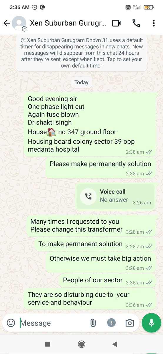 Dhbvn Gurgaon
Sector 39 concend  J E. Sdo and xen are not interested to work