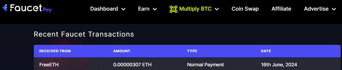 joamot30's tweet image. 💰💎 ¡Gana ETH Gratis!

1️⃣ Regístrate en FreeETH ▶️ freeth.in/?r=206034 
2️⃣ Completa tareas simples 
3️⃣ Recibe pagos en FaucetPay

🚀 ¡Empieza a ganar ETH ahora mismo! #CriptoGratis #ETH #FaucetPay #PruebaDePago

¡Mira la Prueba de Pago de FreeETH en FaucetPay: