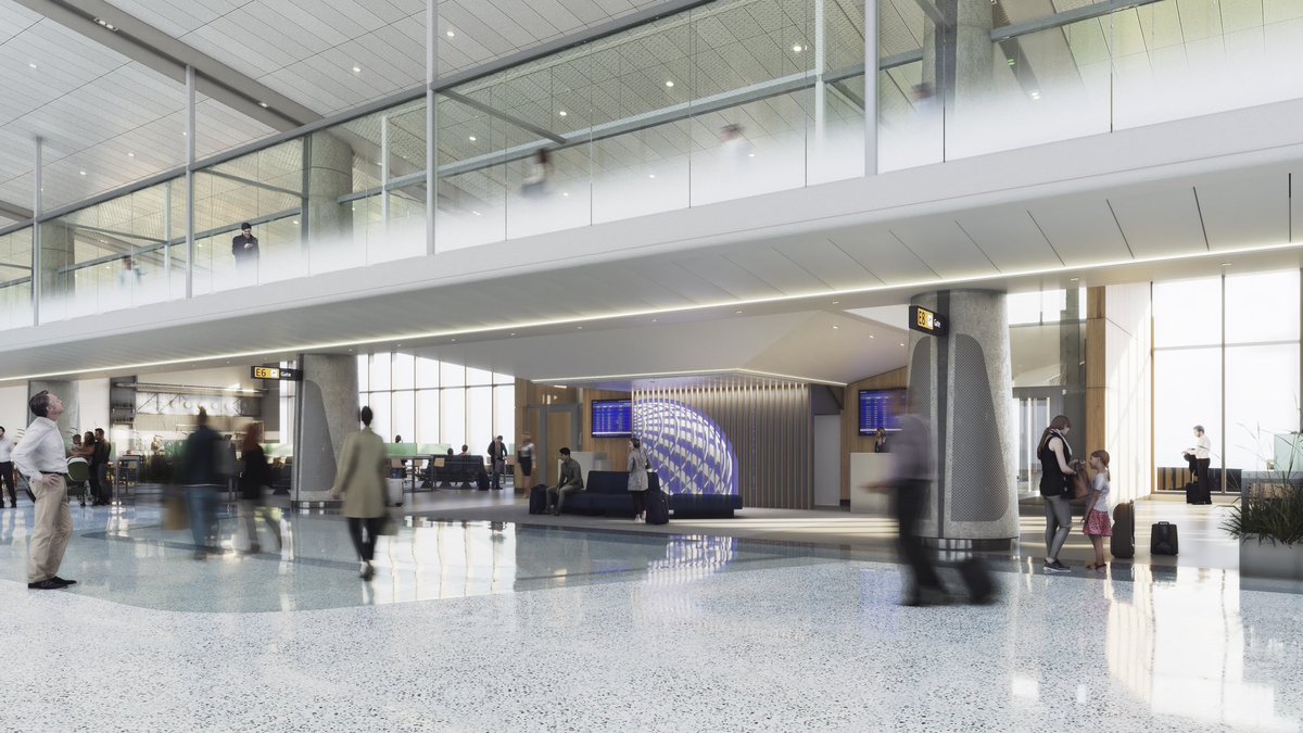 Dulles Airport has a new $700 million 14-gate concourse expected to open in 2026, with plans for more expansions &amp; concourses in the future. Eventually, the current C-D concourse will go away.