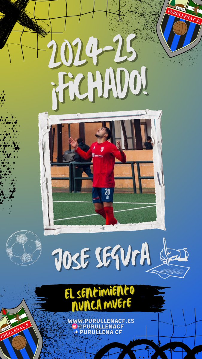 💣 ¡FICHADO!!💣💣

Jose Segura firmará con nosotros esta temporada. Uno de los futbolistas más determinantes de la provincia jugará con nosotros.
Joselillo proviene del Churriana, de haber jugado en División de Honor.
El bastetano nos aportará desborde, electricidad y GOL
🔵⚫️