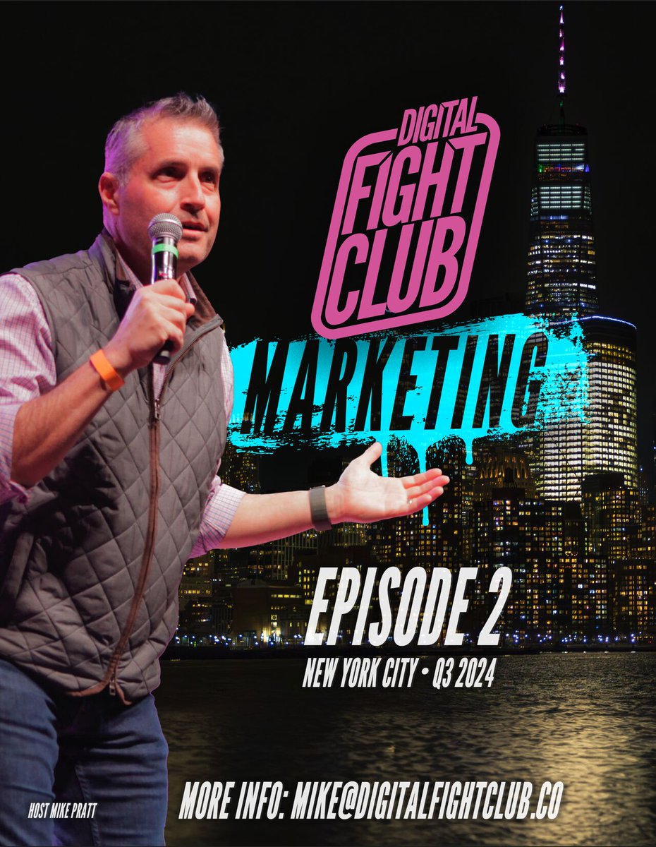 Love Digital Fight Club and want to know what else we have in store this year?

We are excited to introduce Episode 2: Marketing! It will take place in the Big Apple, New York City, in Q3 2024! Stay tuned for more details.