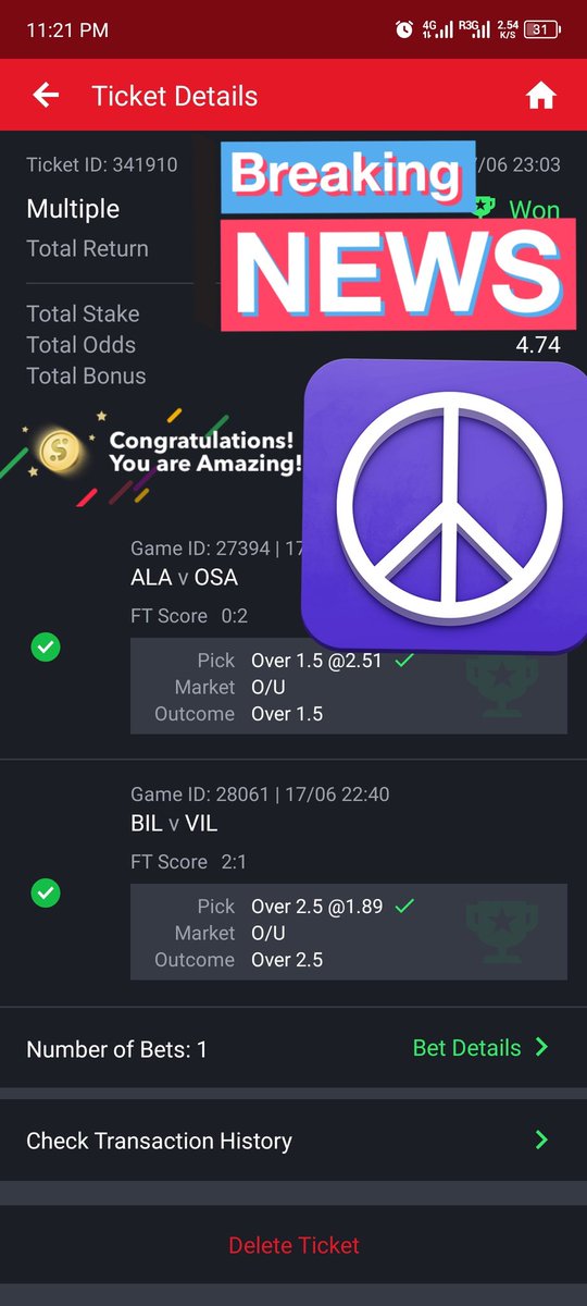 CentOddsTips's tweet image. 18+ odds Won! 
4+ odds Won! 

Congratulations👏🥳