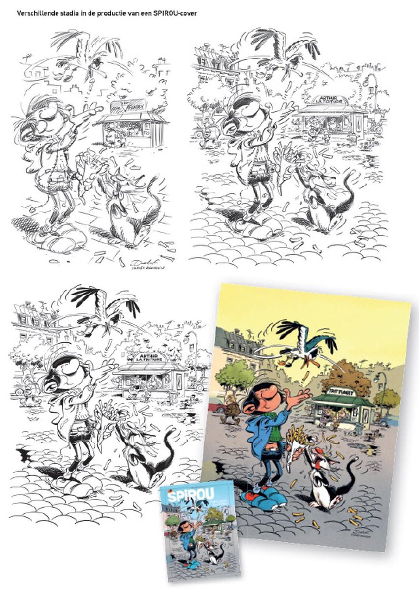 stripland_BENL's tweet image. De nieuwe #Guust door #Delaf is in alle opzichten een succes en een tweede album staat op stapel. Ondertussen verschijnt deze #Luxe (groot formaat) van het album uit 2023. Deze bevat ook schetsen, extra informatie, illustraties en een ex-libris. Nu te koop. #Gaston #GuustFlater