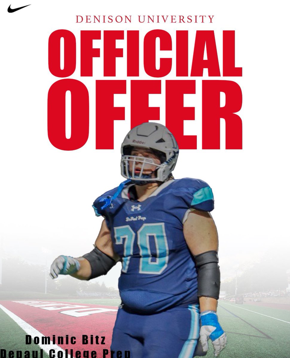 bitzdominic's tweet photo. After a great camp at Northwestern and conversation with @CoachHines_13 &amp; @coachbutler1960, I am grateful to receive an offer from @DUFootball. @DePaulPrepFB @coachpass23 @CoachBizz @KylePetros1 @OLMafia @EDGYTIM https://t.co/3yVNPx6nMg