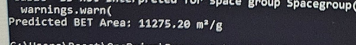pxioan's tweet photo. Ahem if only this was the real BET for UiO-66 that my code predicted 🤣🤣🤣. https://t.co/Ks6zWvQeqq