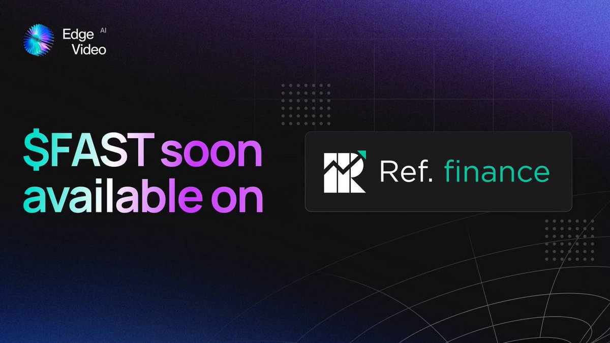 SekNear's tweet photo. 📢@edgevideoai has launched their token on @gate_io. 
The community members who participated in @nearprotocol and @0xpolygon are now eligible to trade on @gate_io. 
Trading on DEX will be live soon on @finance_ref.
#FDAO
#NDC
#BOS https://t.co/D34bi83Mnj