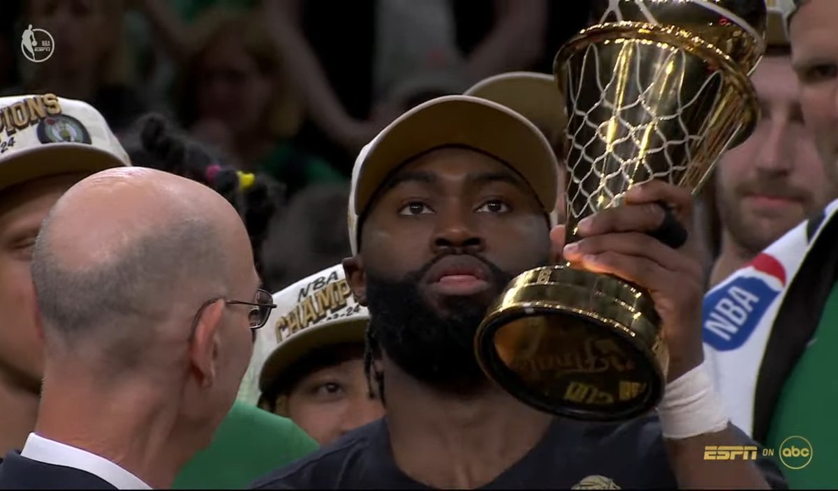 Finals MVP with that left hand.