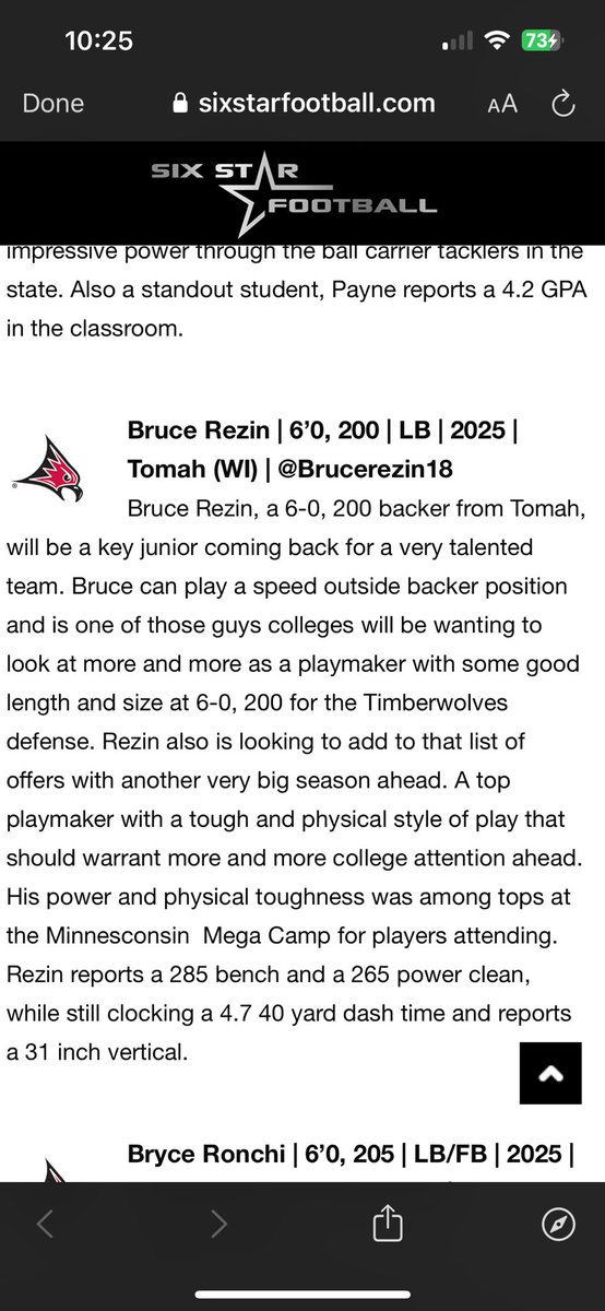 Thank you <a href="/sixstarfootball/">Six Star Football | PLUS+</a> for the write up!!!