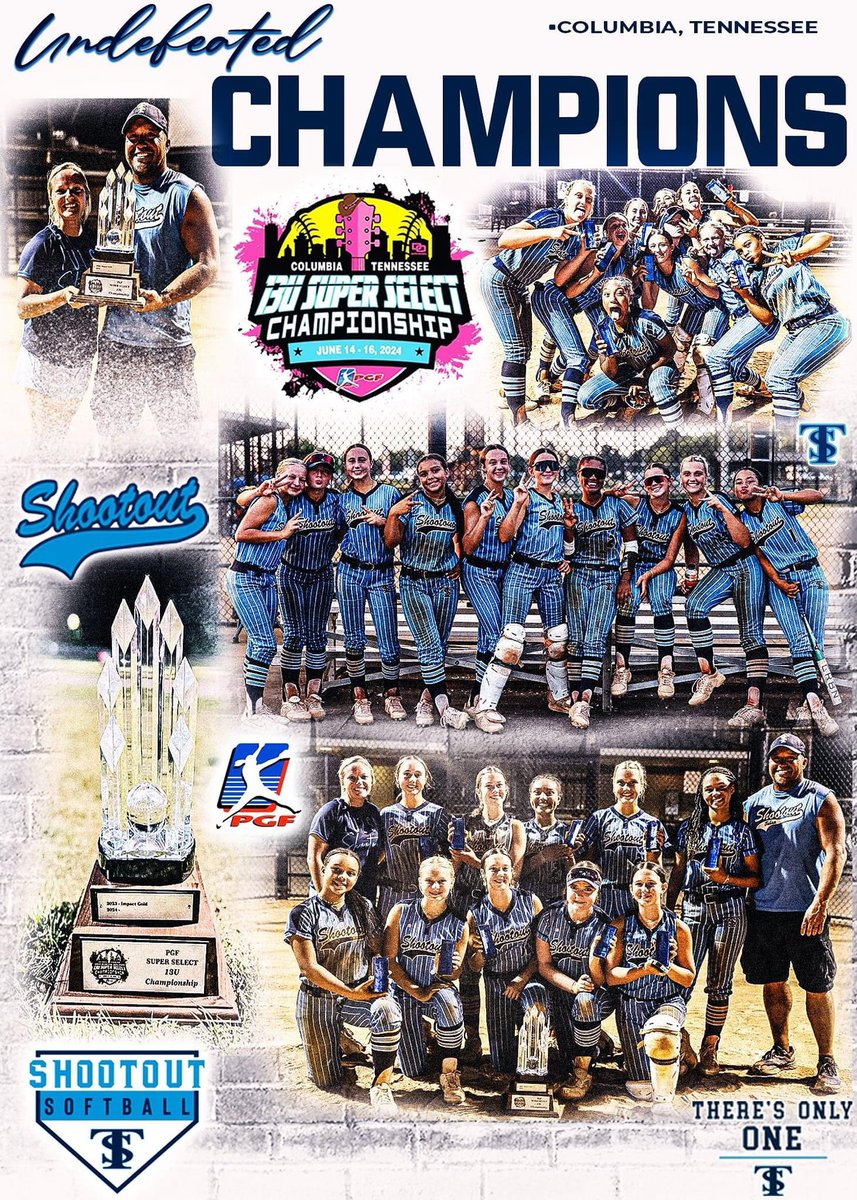 🏆🏆PGF SUPER SELECT 13U CHAMPIONSHIP• Columbia, TN
We played a total of 8 games this past weekend going undefeated &amp; outscoring opponents 51-8. 54 teams traveled to compete. #TheresOnlyOne #TS <a href="/Tulsashootout10/">Tulsa Shootout 2010</a> @bellaweaver03 <a href="/CZsoftball/">Claremore Softball</a> #uncommitted